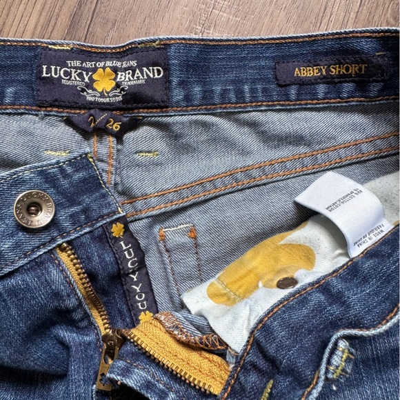 Lucky Brand Abbey Blue Jean Short - Size 2 / 26 - Picture 6 of 8